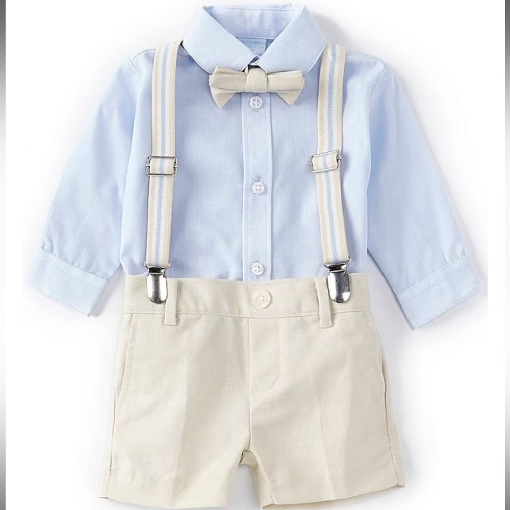 Edgehill baby boy suspender set